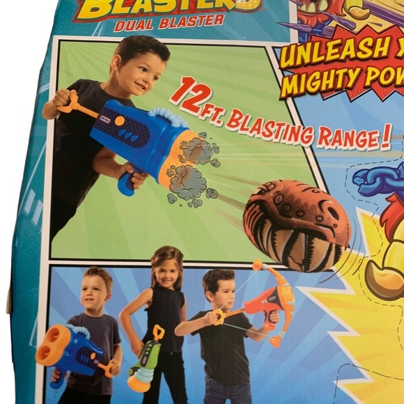 Little Tikes | Mighty Blaster Dual Blaster 12-Foot Blasting Range New In Box - Picture 4 of 8